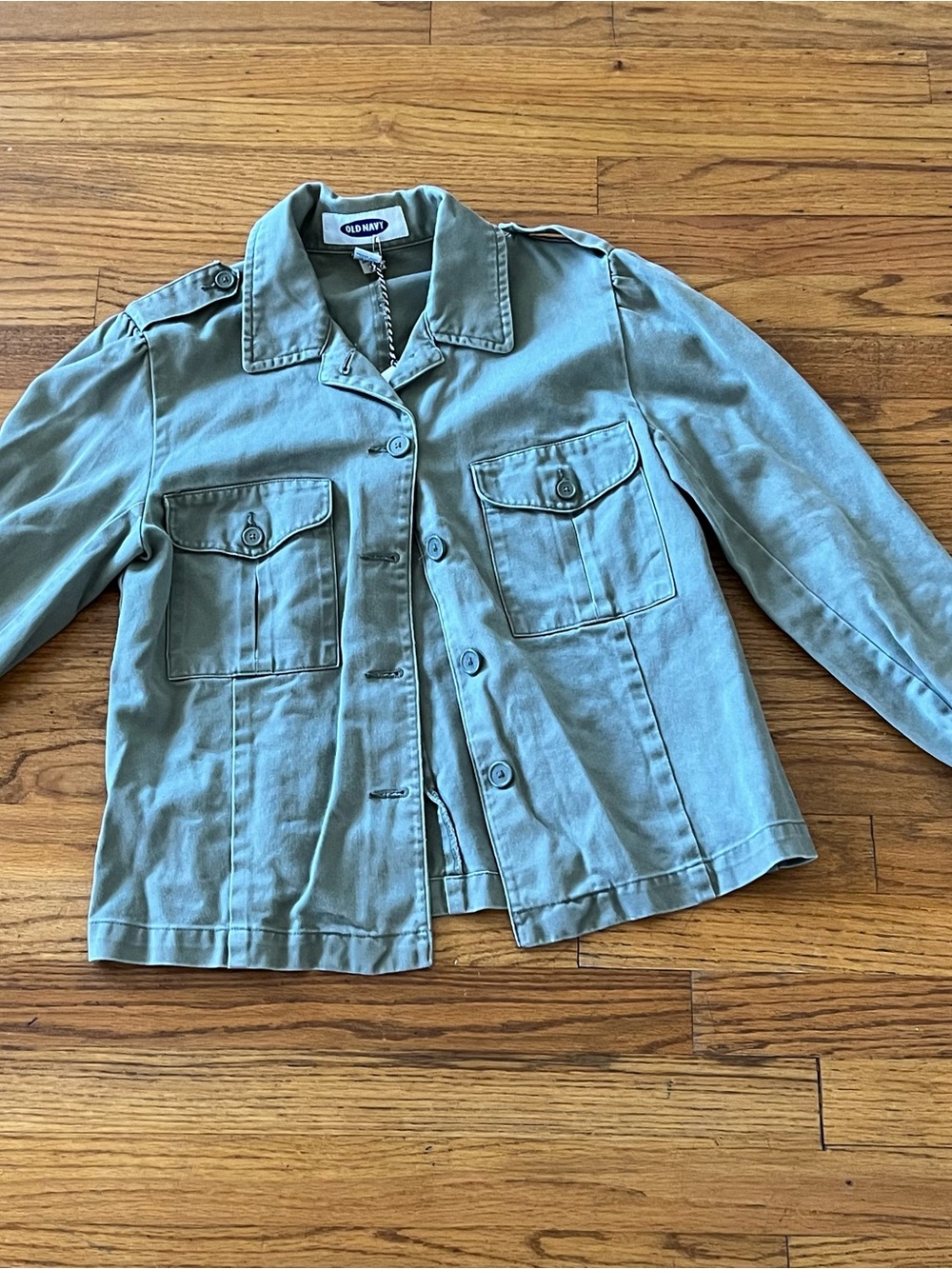 Old Navy Women's Light Sage Green Utility Jacket